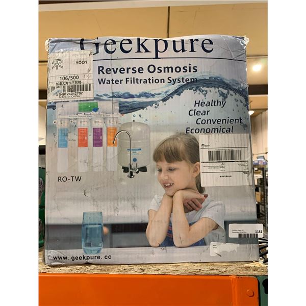 Geek Pure Reverse Osmosis Water Filtration System