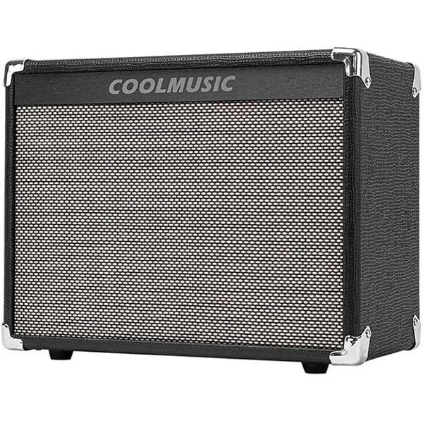 COOLMUSIC Electric Guitar Amp 25W Amplifier Practice Home Amplifier Built in Speaker Headphone Jack 