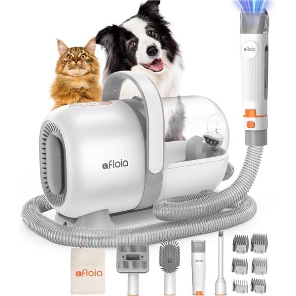 Floia All-in-one Pet Grooming Kit & Vacuum
