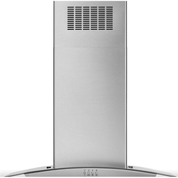 Whirlpool WVI51UC0LS Range Hood, 30 inch Exterior Width, Canopy, 3, 400 CFM, 7.0, LED, 3, Stainless