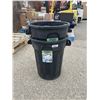 Image 3 : Lot of 2 Gracious Living All Weather 80 Liter Trash Cans - No Lids