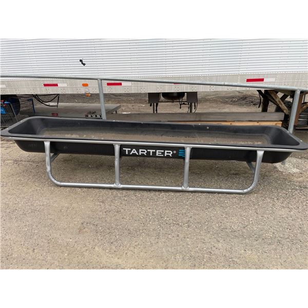 Tarter 10' Poly Galvanized Bunk Feeder