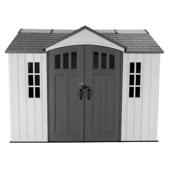 10 ft. W x 8 ft. D Resin  Outdoor Storage Shed (80 sq. ft.)