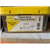 Image 2 : 10lb Project Screw Yellow Zinc 8 x 3