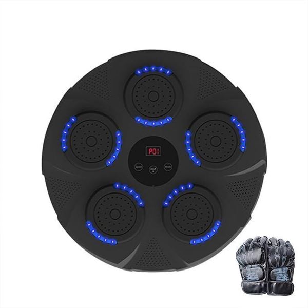 Music Boxing Workout Machine Electronic Bluetooth Intelligent Boxing Target Pad, Wall Mount Boxing T