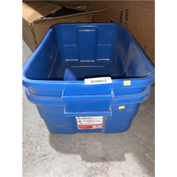 Lot of 2 Rubbermaid 38L No Lids