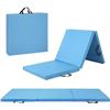 Image 1 : MTIS-9262BL Folding Mat 72"w x 1.5" Blue  May Not Be Exactly As Stock Photo