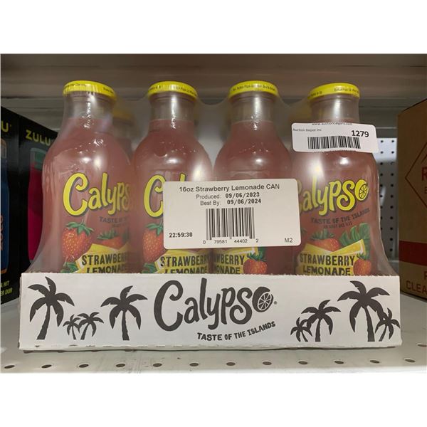 Calypso Strawberry Lemonade 12 x 16oz