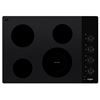 Image 1 : Whirlpool WCE55US0HB Electric Cooktop, 30 inch Exterior Width, 4 Burners, Black