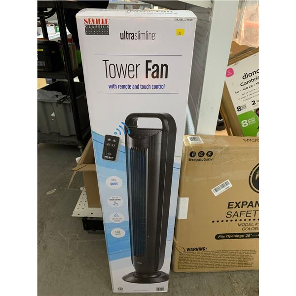 Seville Ultraslimline Tower Fan With Remote & Touch Control