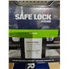 Image 3 : Safe Lock by Weiser Passage Lever & Single Cylnder Deadbolt - Iron Black