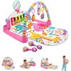 Image 1 : Fisher-Price Baby Playmat Deluxe Kick & Play Piano Gym & Maracas With Smart Stages Learning Content,