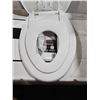 Image 2 : Little2Big Toilet Seat with Built-in Potty Training Seat, Slow-Close, and Will Never Loosen, Round, 