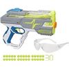 Image 1 : Hasbro Nerf Hyper Rush-40 Pump-Action Blaster, 30 Nerf Hyper Rounds, Eyewear, Up to 110 FPS Velocity