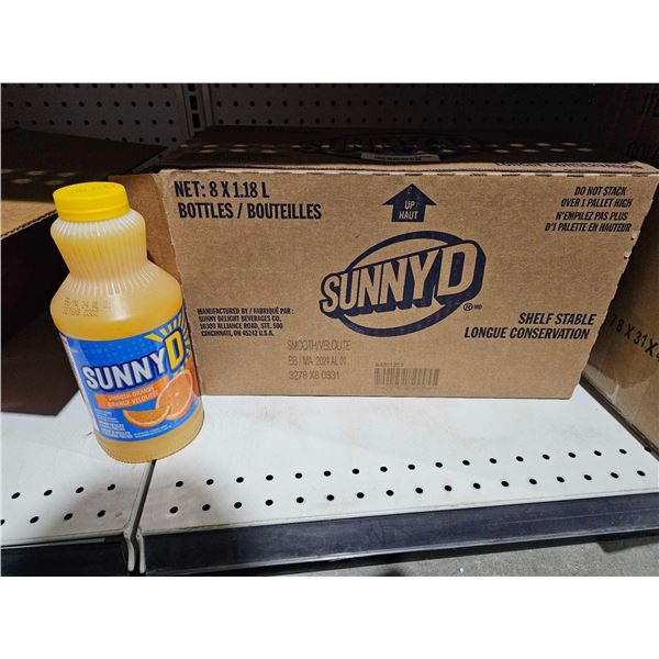 SunnyD Smooth Orange Beverage 8x1.18L