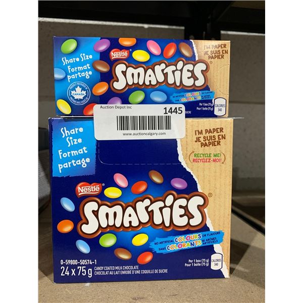 Nestle Smarties Candy Coated Chocolate 24 x 75g