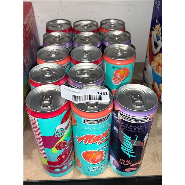 Alani Energy Drink Assorted Lot of 14