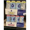 Image 1 : WakeWater Lemon 12 x 355ml AND Grapefruit 12 x 355ml Caffeinated Sparkling Water Beverage