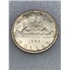 Image 1 : Canada Vintage 1966 Voyageur Silver Dollar Coin