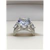 Image 1 : V. Wang Styled 1.1 Carat Brilliant Round Cut Solitaire Split Shank style Engagement Ring size 7