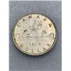 Image 1 : Canada Vintage 1962 vouageur Silver $1.00 Coin