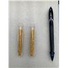 Image 2 : Lot of 2 Large Vials of Golden Flake Material
