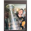 Image 2 : MARIO LEMIEUX PITTSBURG PENGUINS STANLEY CUP, NHL FRAMED PICTURE, ITEM SIZE IS 12.5" X 15", PROFESSI