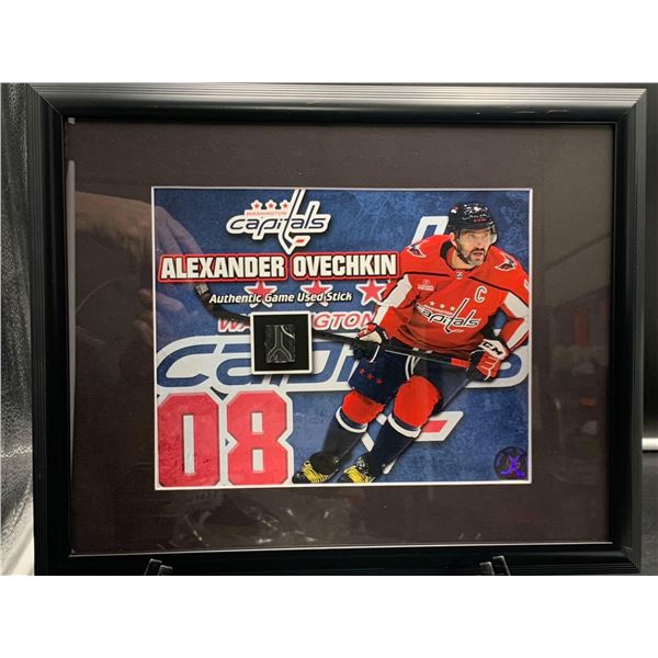 ALEX OVECHKIN WASHINGTON CAPITALS GAME USED STICK, NHL GAME USED STICK, CERTIFICATE OF AUTHENTICITY: