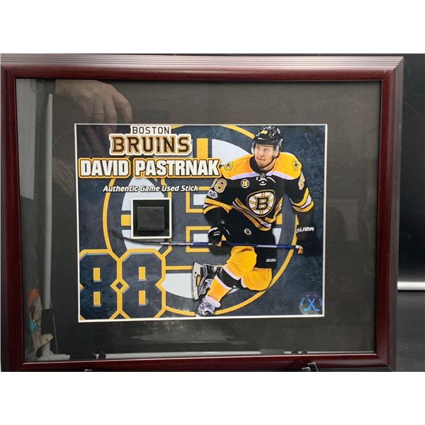 DAVID PASTERNAK BOSTON BRUINS GAME USED STICK - NHL GAME USED STICK, WITH CERTIFICATE OF AUTHENTICIT