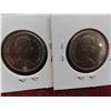 Image 2 : 5 Canada 50 Cent Coins 1969, 70, 74, 84 , 2002