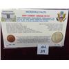 Image 1 : USA 1964 John F Kennedy Half Dollar and Penny