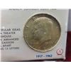 Image 5 : USA 1964 John F Kennedy Half Dollar and Penny