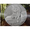 Image 5 : Canada 2013 Fine Silver .9999 $20 Wolf Coin with COA