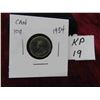 Image 1 : 1934 Canada 10 Cent Silver Coin 