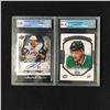 Image 1 : 2008-09 JASON POMINVILLE UD ARTIFACTS (GCG GRD 10) AND 2015-16 RADEK FAKSA UD ROOKIE (GCG GRD 9.5)