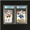Image 1 : LOT OF 2 GCG GRADED YOUNG GUNS ROOKIES