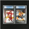 Image 1 : LOT OF 2 GCG GRADED YOUNG GUNS ROOKIES