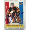 Image 1 : RICHARD BRODEUR SIGNED HOCKEY CARD GCG AUTHENTIC