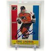 Image 1 : ERIC LINDROS SIGNED HOCKEY CARD GCG AUTHENTIC