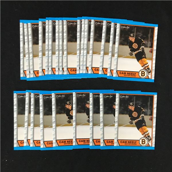 LOT OF 25 O-PEE-CHEE CAM NEELY HOCKEY CARDS