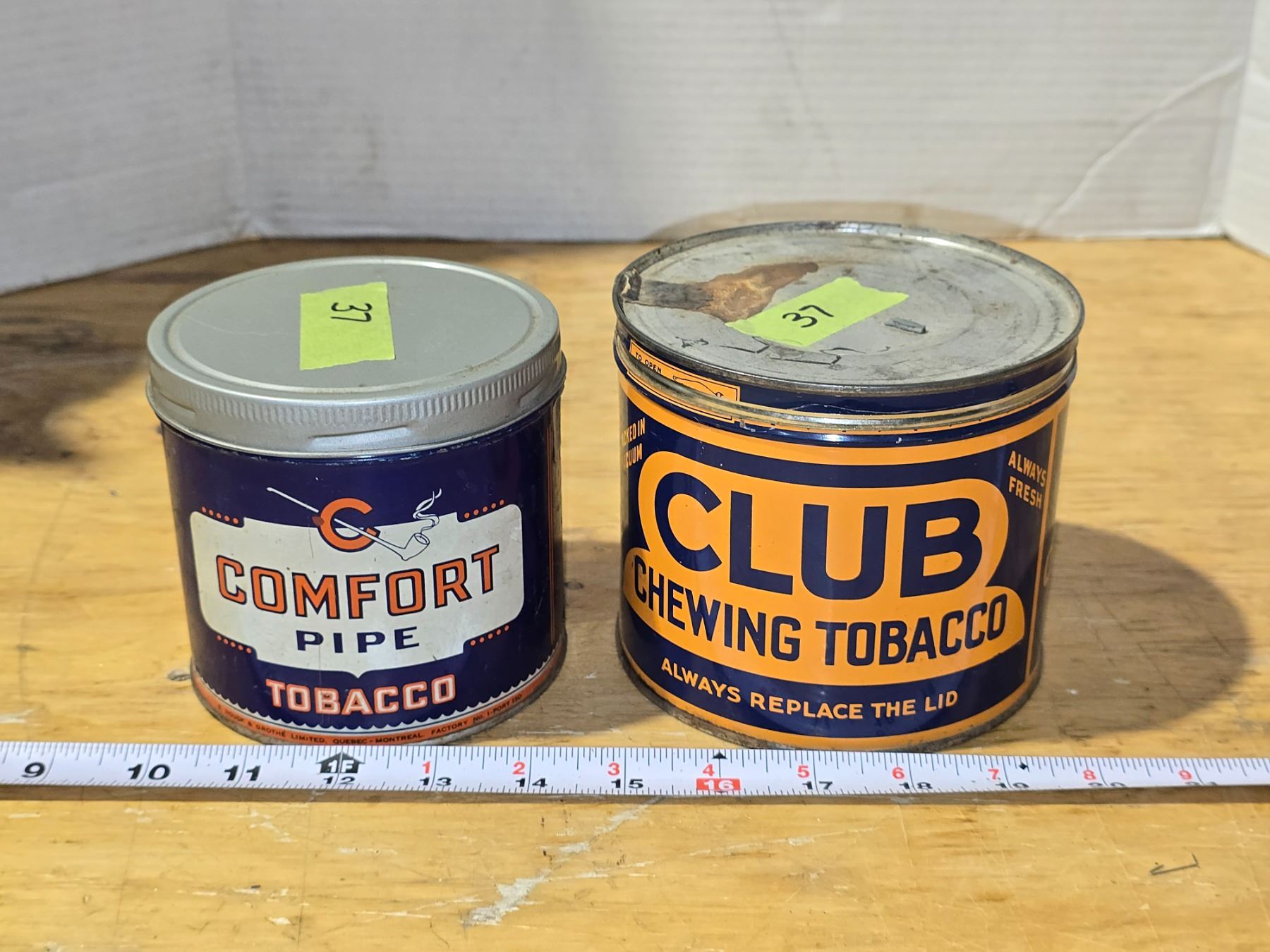 club chewing tobacco tin Club and Comfort Tobacco Tins club chewing tobacco tin Club and Comfort Tobacco Tins