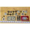 Image 1 : Miscellaneous Royalty Items, Coins, Tokens & 1923 Shinplaster