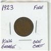 Image 1 : 1923 KING GEORGE ONE CENT.