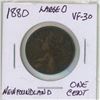 Image 1 : 1880-0 LARGE O NEW FOUNDLAND LARGE CENT.
