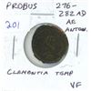 Image 1 : Ancient Rome. Emperor Probus (276 – 282 AD) AE Antoninianus. Reverse: CLEMENTIA TEMP. 2 sol