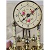 Image 3 : Vintage glass dome clock - 8"H