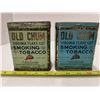 Image 1 : 2x 1/2lb Old Chum tobacco tins