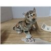 Image 2 : Lot of 2 vintage lomonosov porcelain tiger and baby cheetah- made in USSR