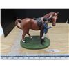 Image 2 : 1 franklin mint horse and 1 horse figure
