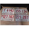 Image 3 : 6 Sask license plates 1975- 1 pair